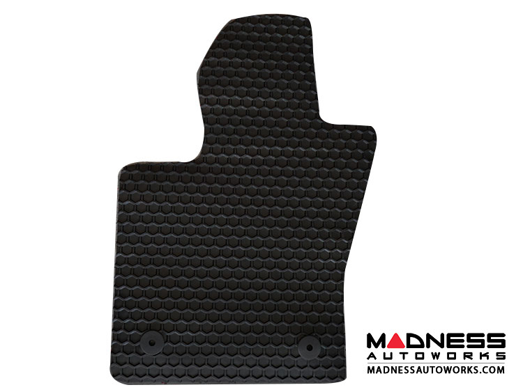 FIAT 500 Floor Mats All Weather Rubber Hexomat Front Set 500